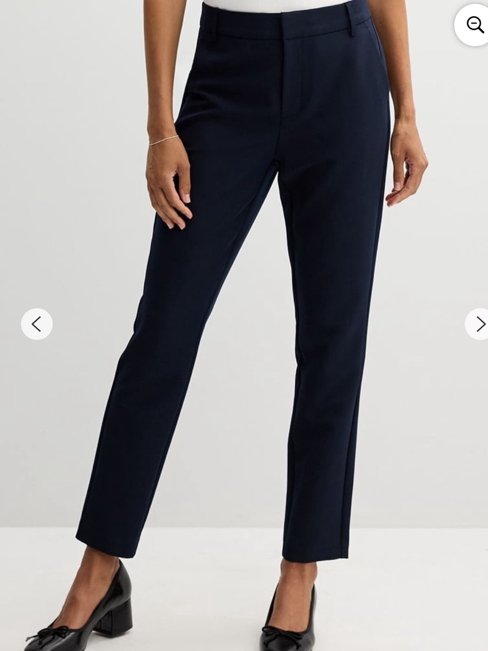 Nine West Navy Blue Slim Straight Leg Dress Pants Trousers Women’s Size 12